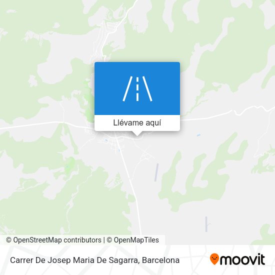 Mapa Carrer De Josep Maria De Sagarra