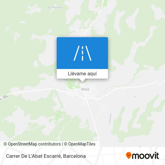Mapa Carrer De L'Abat Escarré