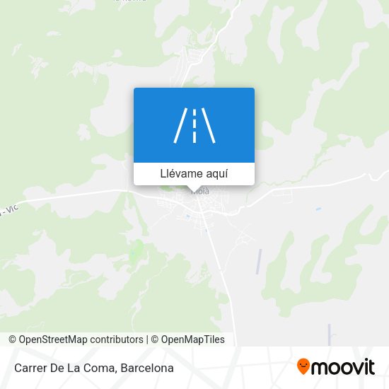 Mapa Carrer De La Coma