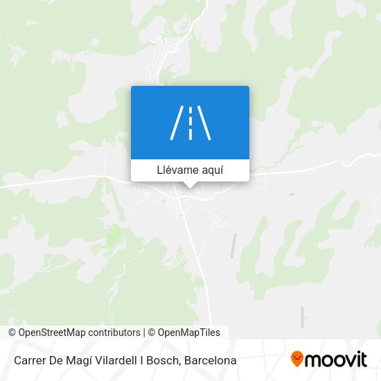 Mapa Carrer De Magí Vilardell I Bosch