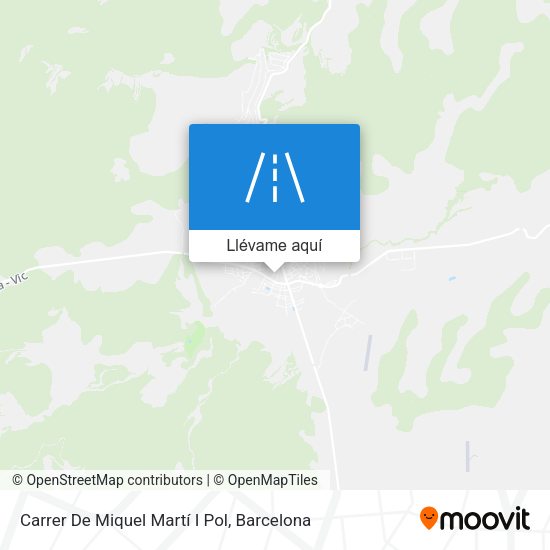 Mapa Carrer De Miquel Martí I Pol