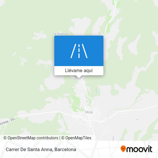 Mapa Carrer De Santa Anna
