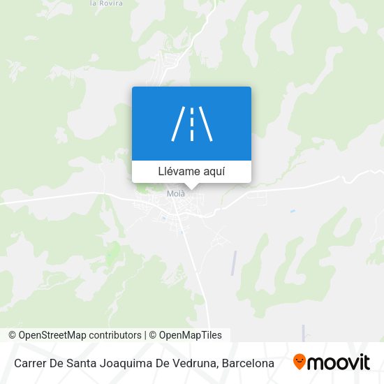 Mapa Carrer De Santa Joaquima De Vedruna