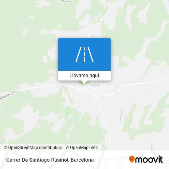 Mapa Carrer De Santiago Rusiñol