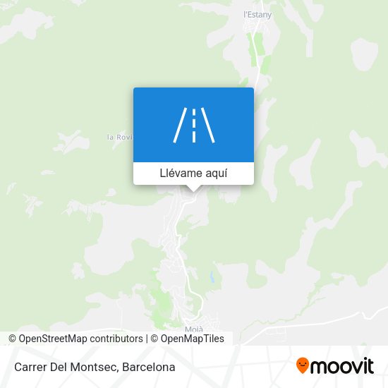 Mapa Carrer Del Montsec