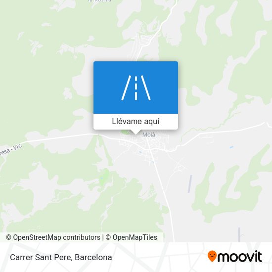 Mapa Carrer Sant Pere