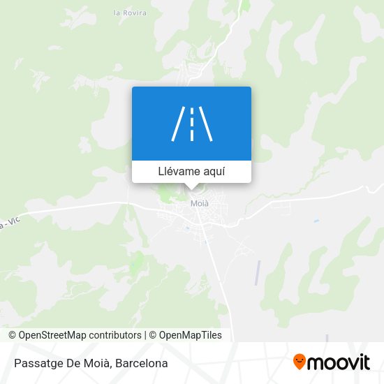 Mapa Passatge De Moià