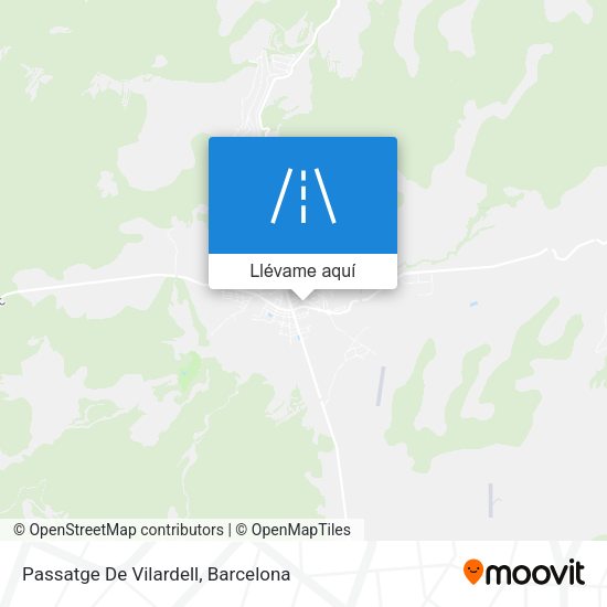 Mapa Passatge De Vilardell
