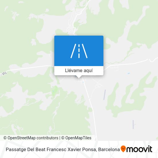 Mapa Passatge Del Beat Francesc Xavier Ponsa