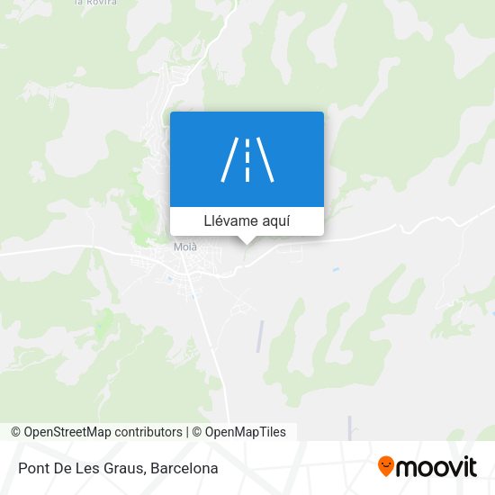 Mapa Pont De Les Graus