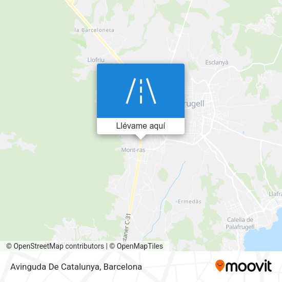 Mapa Avinguda De Catalunya