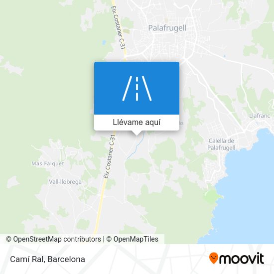 Mapa Camí Ral