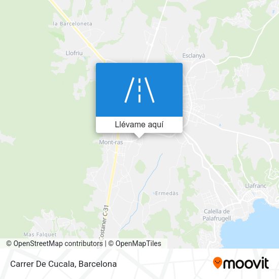 Mapa Carrer De Cucala