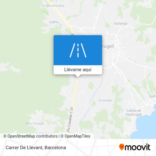 Mapa Carrer De Llevant