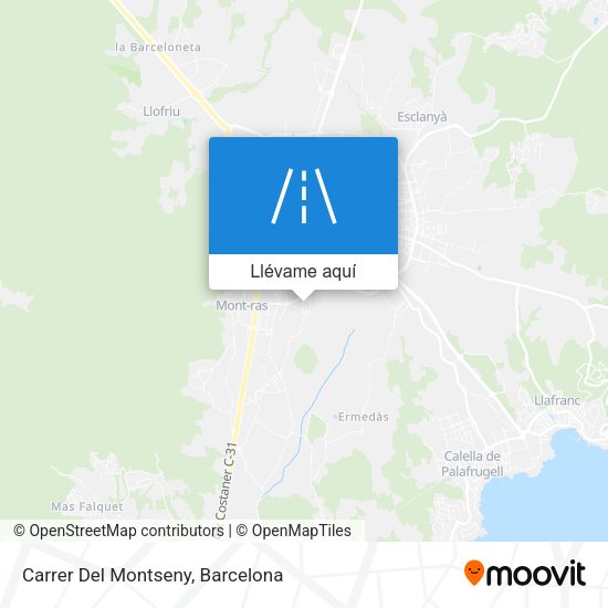 Mapa Carrer Del Montseny