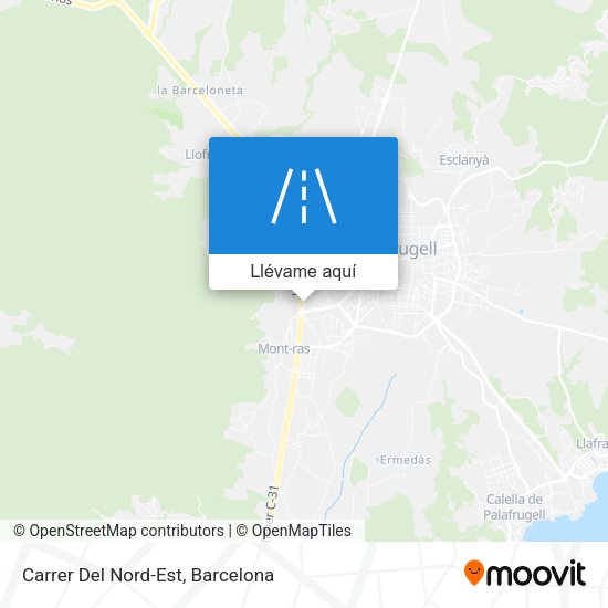 Mapa Carrer Del Nord-Est
