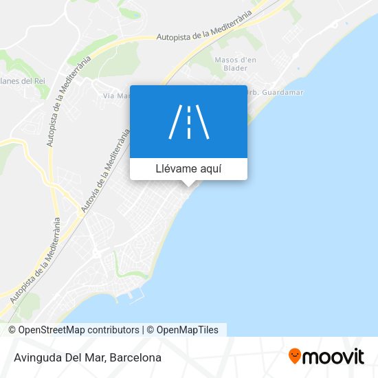 Mapa Avinguda Del Mar