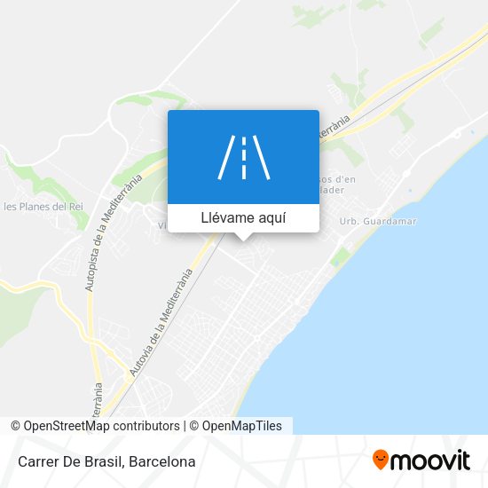 Mapa Carrer De Brasil