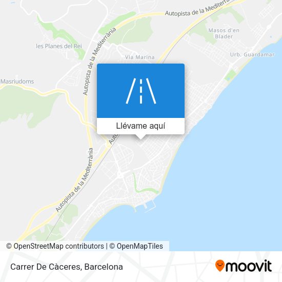 Mapa Carrer De Càceres