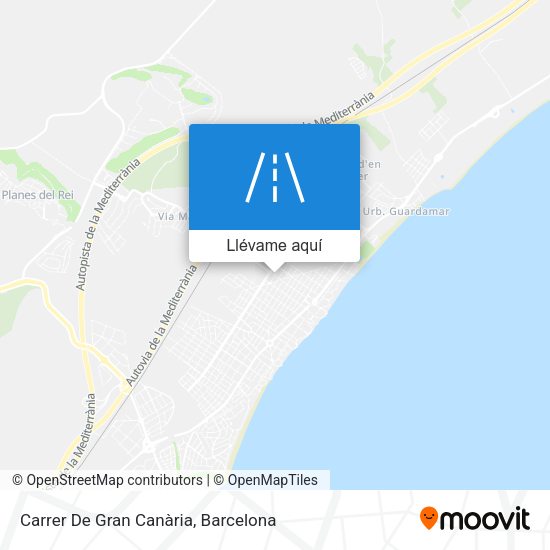 Mapa Carrer De Gran Canària