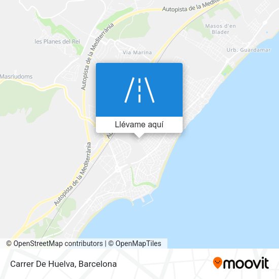 Mapa Carrer De Huelva