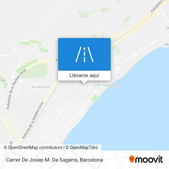 Mapa Carrer De Josep M. De Sagarra