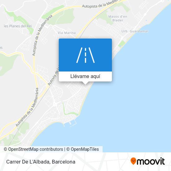 Mapa Carrer De L'Albada