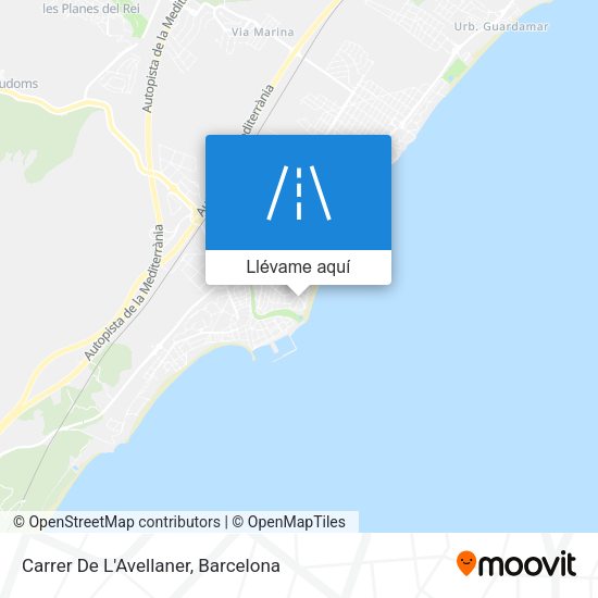 Mapa Carrer De L'Avellaner