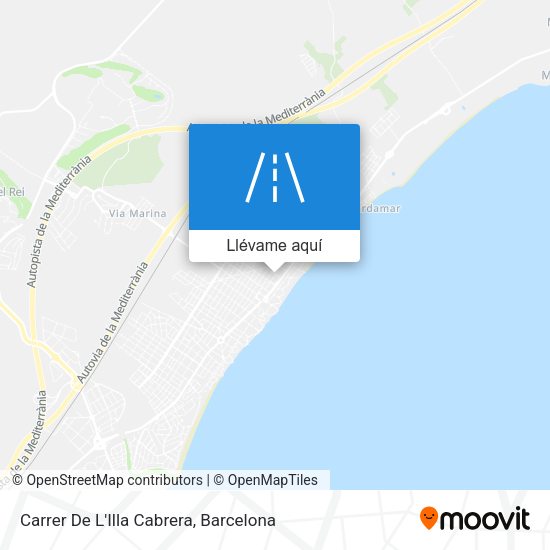 Mapa Carrer De L'Illa Cabrera