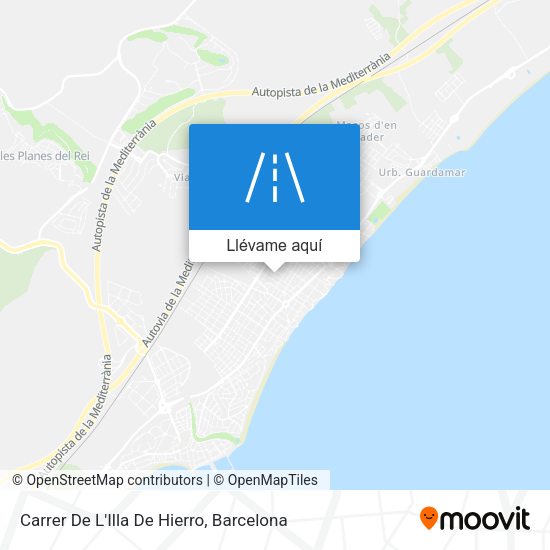 Mapa Carrer De L'Illa De Hierro