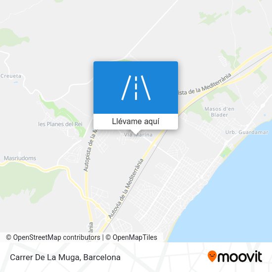 Mapa Carrer De La Muga