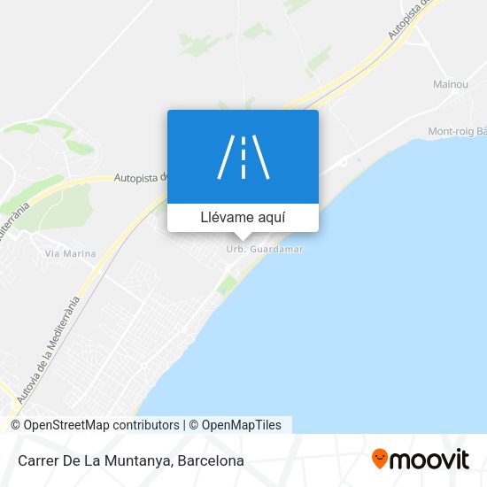 Mapa Carrer De La Muntanya