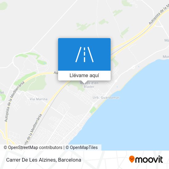 Mapa Carrer De Les Alzines