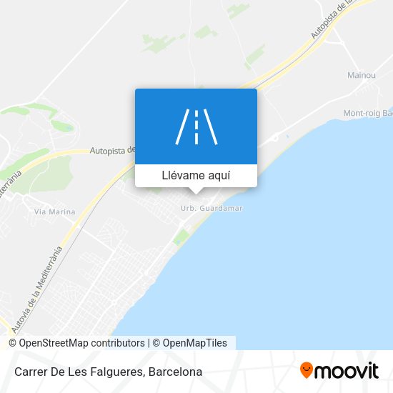 Mapa Carrer De Les Falgueres