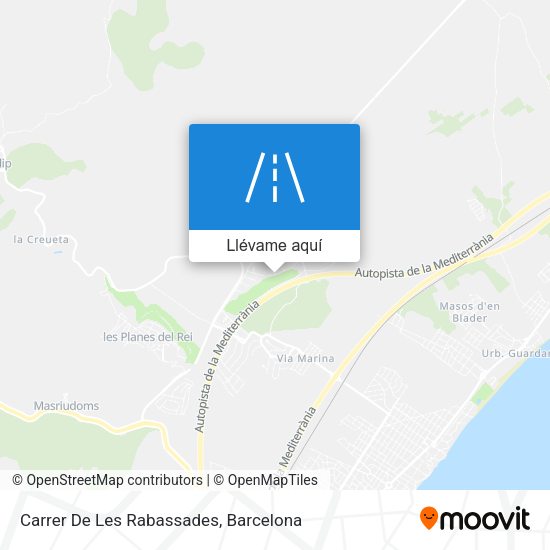 Mapa Carrer De Les Rabassades