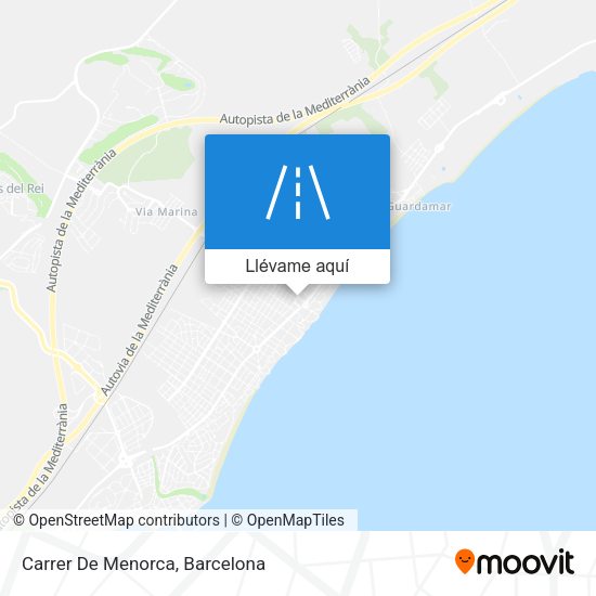 Mapa Carrer De Menorca