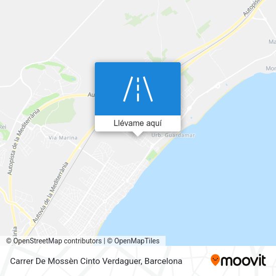 Mapa Carrer De Mossèn Cinto Verdaguer