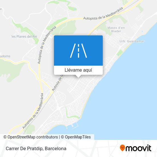 Mapa Carrer De Pratdip