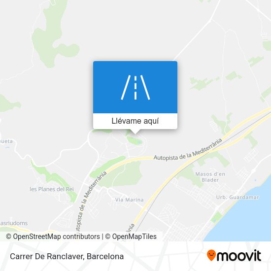 Mapa Carrer De Ranclaver