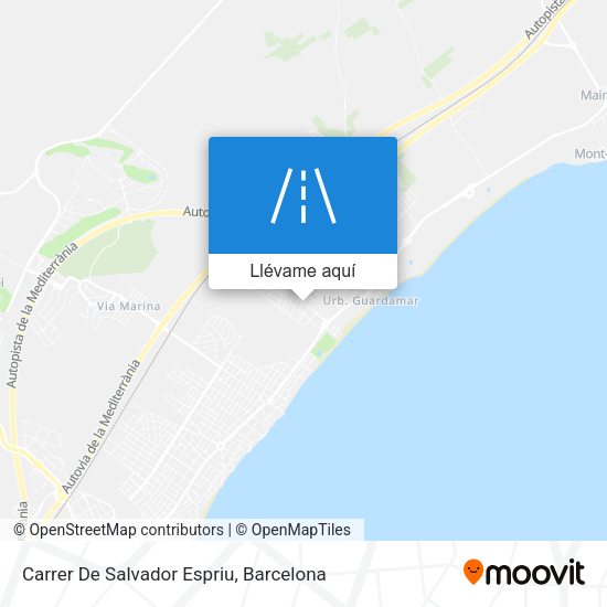 Mapa Carrer De Salvador Espriu