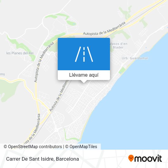 Mapa Carrer De Sant Isidre