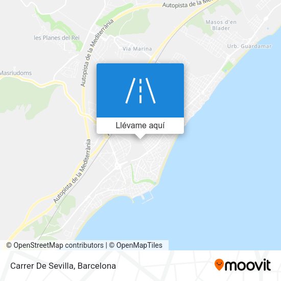 Mapa Carrer De Sevilla