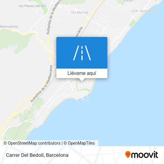 Mapa Carrer Del Bedoll