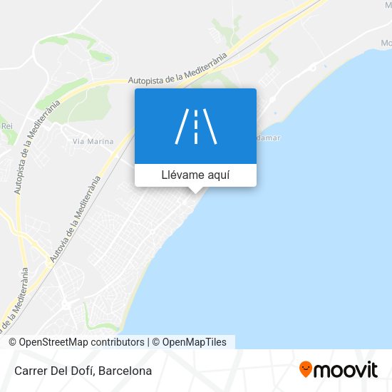 Mapa Carrer Del Dofí