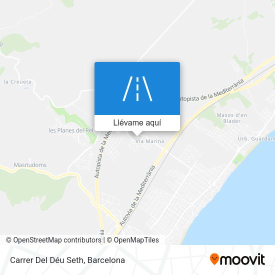 Mapa Carrer Del Déu Seth
