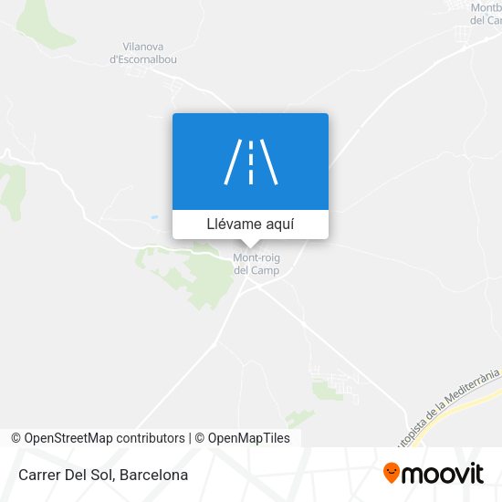 Mapa Carrer Del Sol