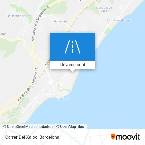 Mapa Carrer Del Xaloc