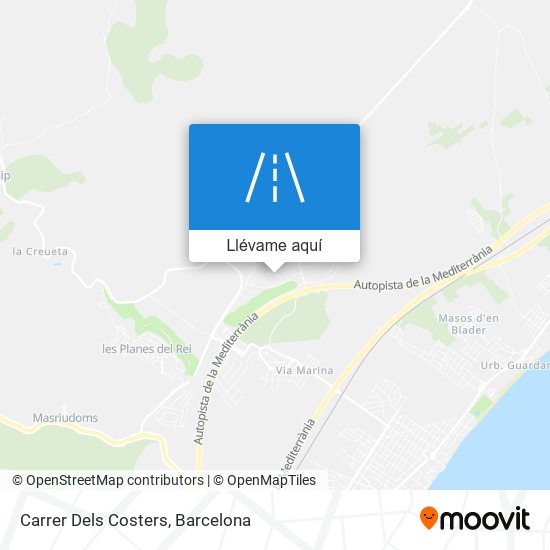 Mapa Carrer Dels Costers