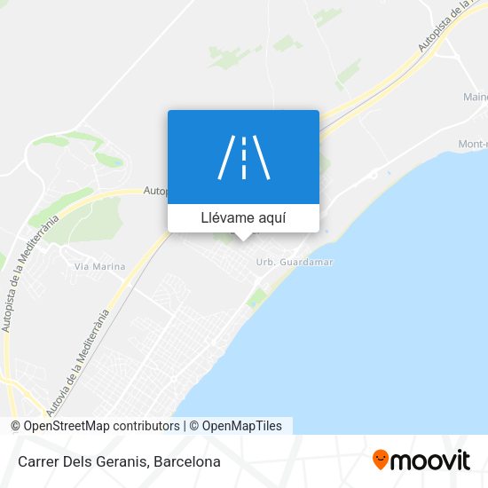 Mapa Carrer Dels Geranis