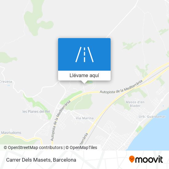 Mapa Carrer Dels Masets